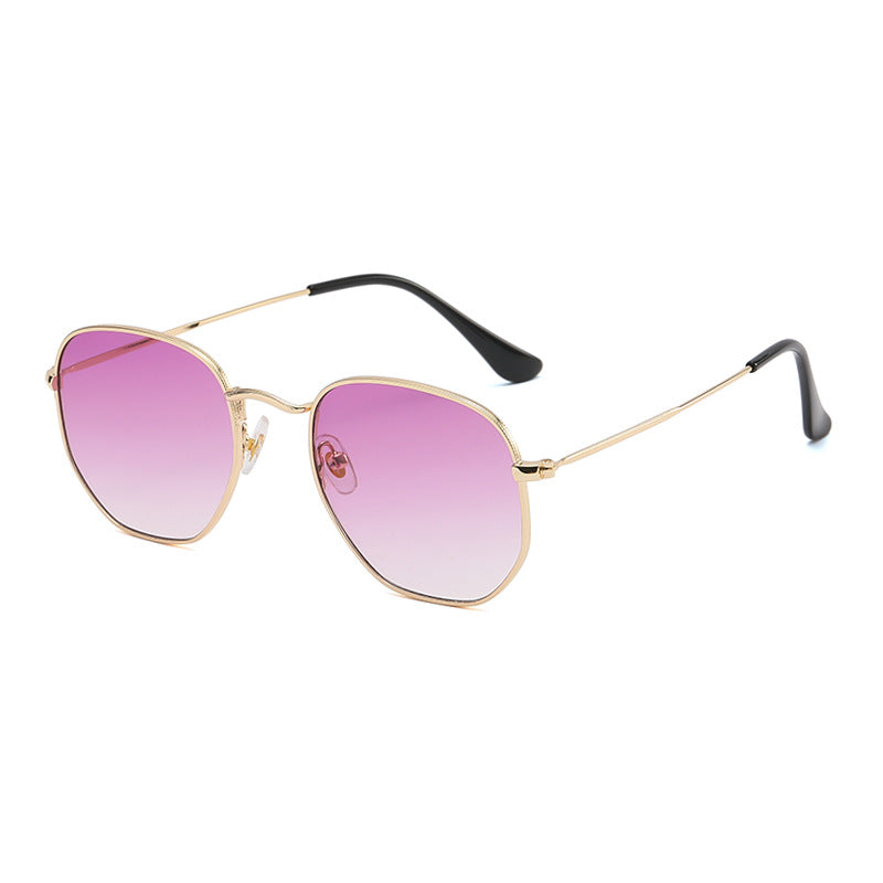 Wholesale Jetset 7006 Unique Irregular Fashionable Metal Sunglasses Artistic Style Eyewear For Men Women